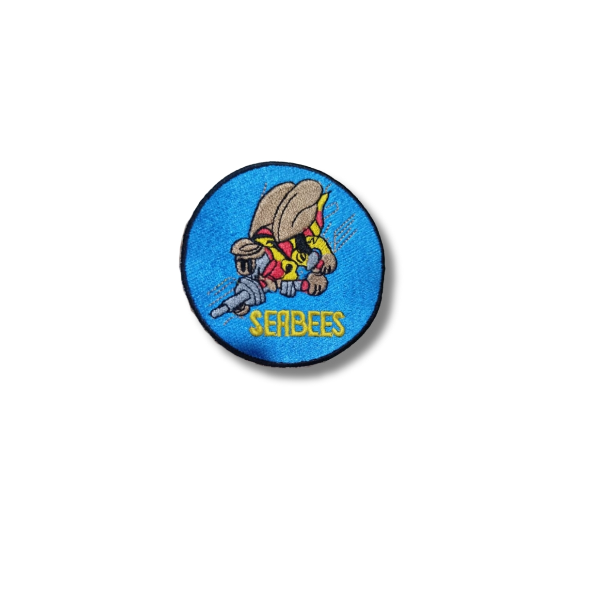Woven Custom Seabees Badge